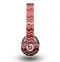 The Red Gradient Layered Chevron Skin for the Beats by Dre Original Solo-Solo HD Headphones