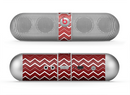 The Red Gradient Layered Chevron Skin for the Beats by Dre Pill Bluetooth Speaker