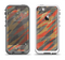 The Red, Green and Black Abstract Traditional Camouflage Apple iPhone 5-5s LifeProof Fre Case Skin Set