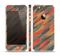 The Red, Green and Black Abstract Traditional Camouflage Skin Set for the Apple iPhone 5s