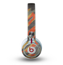 The Red, Green and Black Abstract Traditional Camouflage Skin for the Beats by Dre Mixr Headphones
