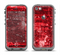 The Red Grunge Paint Splatter Apple iPhone 5c LifeProof Fre Case Skin Set