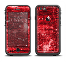 The Red Grunge Paint Splatter Apple iPhone 6/6s LifeProof Fre Case Skin Set