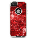 The Red Grunge Paint Splatter Skin For The iPhone 5-5s Otterbox Commuter Case