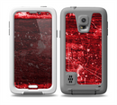 The Red Grunge Paint Splatter Skin for the Samsung Galaxy S5 frē LifeProof Case