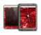 The Red Grunge Paint Splatter Apple iPad Air LifeProof Fre Case Skin Set