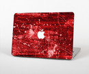 The Red Grunge Paint Splatter Skin for the Apple MacBook Pro Retina 15"