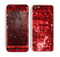 The Red Grunge Paint Splatter Skin for the Apple iPhone 5c