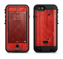 The Red Highlighted Wooden Planks Apple iPhone 6/6s LifeProof Fre POWER Case Skin Set