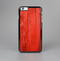 The Red Highlighted Wooden Planks Skin-Sert Case for the Apple iPhone 6 Plus