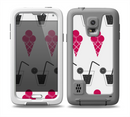 The Red Icecream and Drink Icon Collage Skin for the Samsung Galaxy S5 frē LifeProof Case