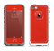 The Red Jersey Texture Apple iPhone 5-5s LifeProof Fre Case Skin Set
