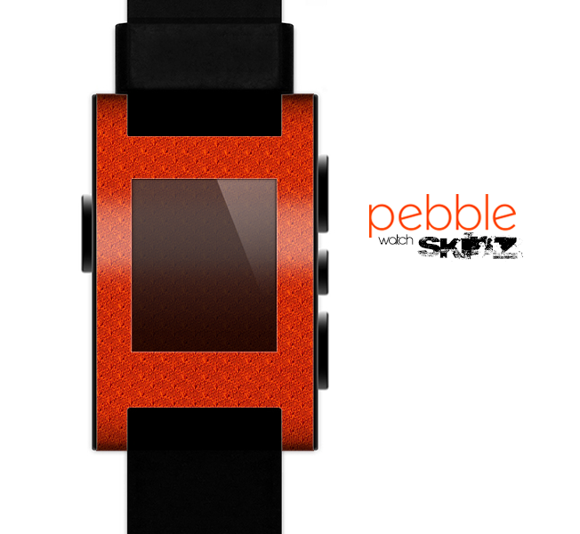 The Red Jersey Texture Skin for the Pebble SmartWatch