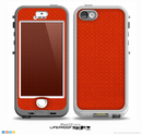 The Red Jersey Texture Skin for the iPhone 5-5s NUUD LifeProof Case for the LifeProof Skin