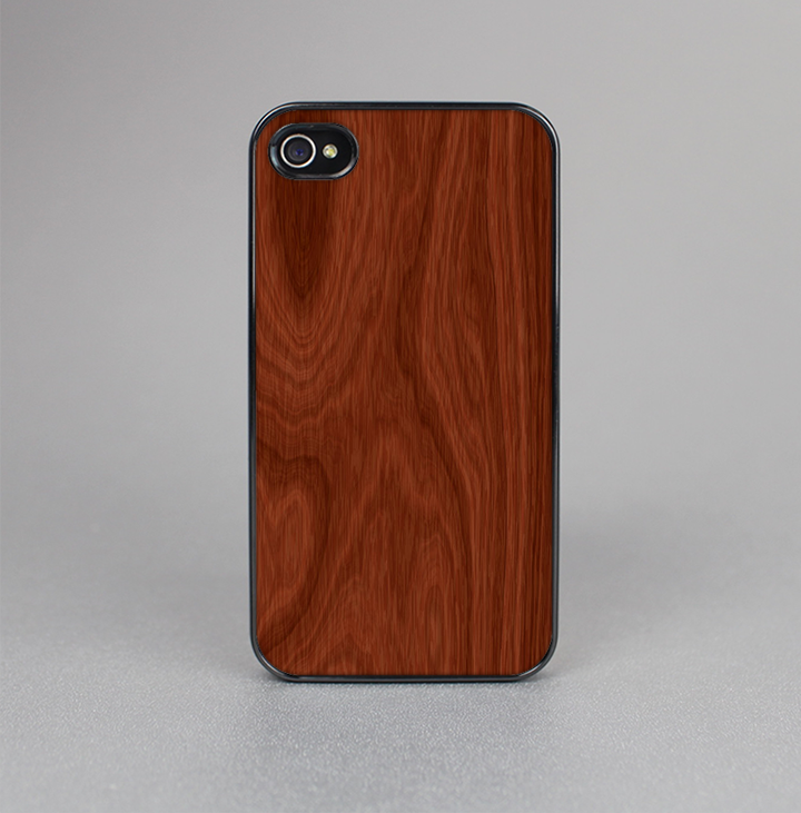 The Red Mahogany Wood Skin-Sert for the Apple iPhone 4-4s Skin-Sert Case