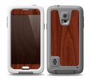 The Red Mahogany Wood Skin for the Samsung Galaxy S5 frē LifeProof Case