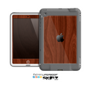 The Red Mahogany Wood Skin for the Apple iPad Mini LifeProof Case