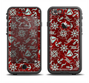 The Red Nautica Collage Apple iPhone 6/6s LifeProof Fre Case Skin Set