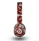 The Red Nautica Collage Skin for the Beats by Dre Original Solo-Solo HD Headphones