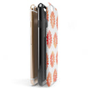 The Red Orange Watercolor Daisies iPhone 6/6s or 6/6s Plus 2-Piece Hybrid INK-Fuzed Case