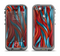 The Red, Orange and Blue Vector Strands Apple iPhone 5c LifeProof Fre Case Skin Set
