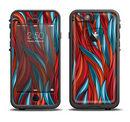 The Red, Orange and Blue Vector Strands Apple iPhone 6/6s LifeProof Fre Case Skin Set