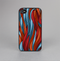 The Red, Orange and Blue Vector Strands Skin-Sert for the Apple iPhone 4-4s Skin-Sert Case