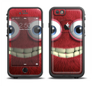 The Red Smiling Fuzzy Wuzzy Apple iPhone 6/6s LifeProof Fre Case Skin Set