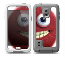 The Red Smiling Fuzzy Wuzzy Skin for the Samsung Galaxy S5 frē LifeProof Case