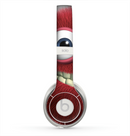 The Red Smiling Fuzzy Wuzzy Skin for the Beats by Dre Solo 2 Headphones