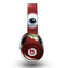 The Red Smiling Fuzzy Wuzzy Skin for the Original Beats by Dre Studio Headphones