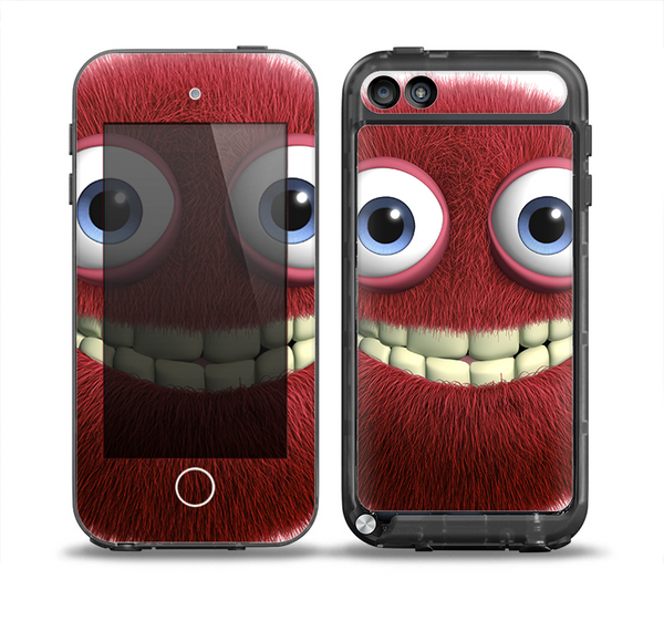 The Red Smiling Fuzzy Wuzzy Skin for the iPod Touch 5th Generation frē LifeProof Case