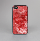 The Red Splotted Paint Texture Skin-Sert for the Apple iPhone 4-4s Skin-Sert Case