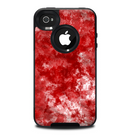 The Red Splotted Paint Texture Skin for the iPhone 4-4s OtterBox Commuter Case