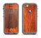 The Red Tinted WoodGrain Apple iPhone 5c LifeProof Fre Case Skin Set