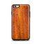 The Red Tinted WoodGrain Apple iPhone 6 Plus Otterbox Symmetry Case Skin Set