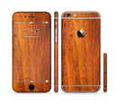 The Red Tinted WoodGrain Sectioned Skin Series for the Apple iPhone 6s Plus