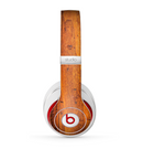 The Red Tinted WoodGrain Skin for the Beats by Dre Studio (2013+ Version) Headphones