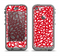 The Red Vector Floral Sprout Apple iPhone 5c LifeProof Nuud Case Skin Set