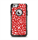 The Red Vector Floral Sprout Apple iPhone 6 Otterbox Commuter Case Skin Set