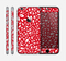 The Red Vector Floral Sprout Skin for the Apple iPhone 6
