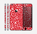 The Red Vector Floral Sprout Skin for the Apple iPhone 6 Plus