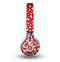The Red Vector Floral Sprout Skin for the Beats by Dre Mixr Headphones