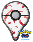 The Red Watercolor Glyphics Pokémon GO Plus Vinyl Protective Decal Skin Kit