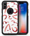 The Red Watercolor Glyphics 2 - iPhone X OtterBox Case & Skin Kits