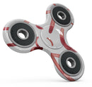 The Red Watercolor Glyphics Full-Body Fidget Spinner Skin-Kit