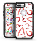 The Red Watercolor Glyphics - iPhone 7 Plus/8 Plus OtterBox Case & Skin Kits