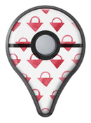 The Red Watercolor Triangular Lock  Pokémon GO Plus Vinyl Protective Decal Skin Kit