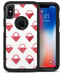 The Red Watercolor Triangular Lock  2 - iPhone X OtterBox Case & Skin Kits