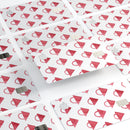 The Red Watercolor Triangular Lock  - Premium Protective Decal Skin-Kit for the Apple Credit Card